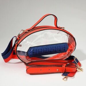 Green Clear Transparent Football Stadium Bag